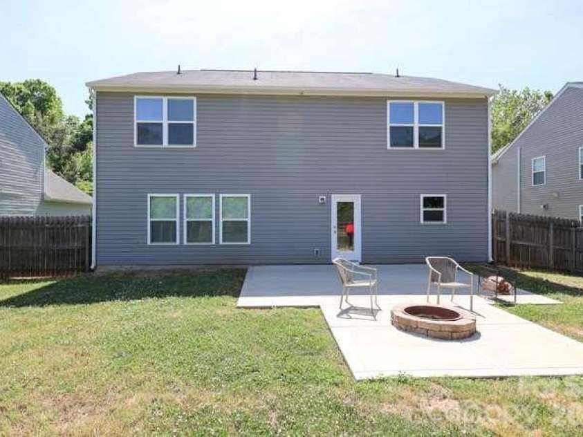 1212 Catawba Run, Lowell, NC 28098.  MLS# CAR4376003, YatesRealty ID 17996. Back 