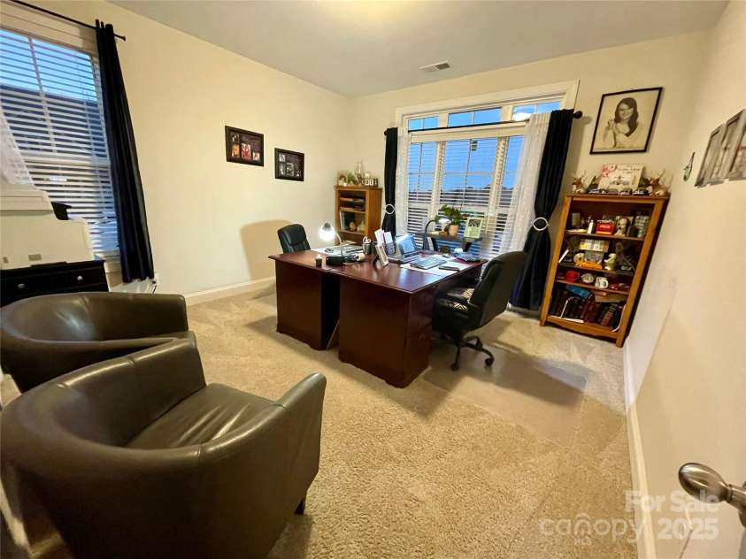 3100 Glacier Court, Gastonia, NC 28056.  MLS# CAR4210491, YatesRealty ID 17997. Bed 3 - Currently used for a home office.