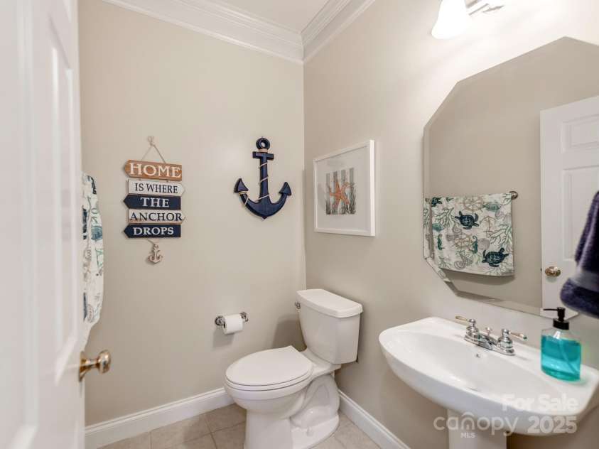 537 Montgrove Place, Concord, NC 28027.  MLS# CAR4266019, YatesRealty ID 18003. 1/2 bath downstairs