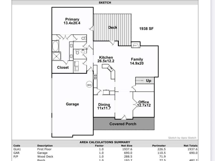 537 Montgrove Place, Concord, NC 28027.  MLS# CAR4266019, YatesRealty ID 18003. First Floor