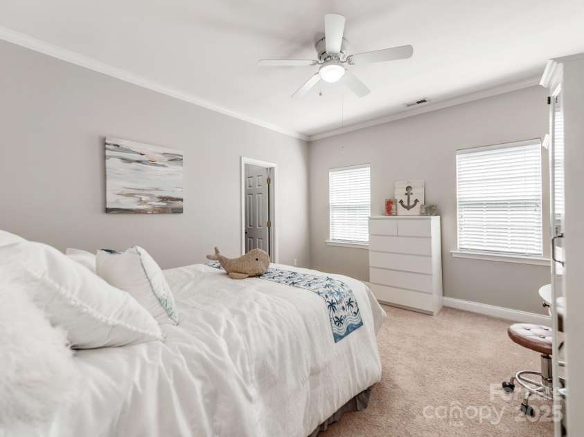 537 Montgrove Place, Concord, NC 28027.  MLS# CAR4266019, YatesRealty ID 18003. Large upper bedroom 1