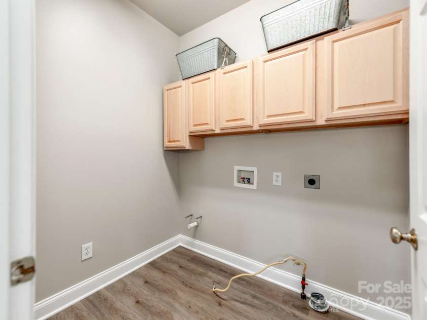 537 Montgrove Place, Concord, NC 28027.  MLS# CAR4266019, YatesRealty ID 18003. Laundry room plumbed for sink.  Gas & Electric dryer hookup.