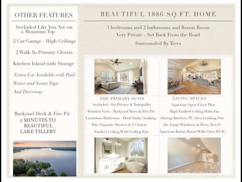 472 Oak Road, Norwood, NC 28128.  MLS# CAR4354935, YatesRealty ID 18016. 
