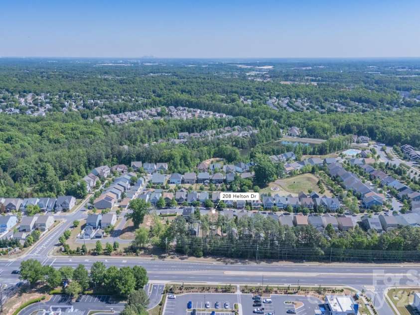208 Helton Lane, Fort Mill, SC 29708.  MLS# CAR4368542, YatesRealty ID 18018. Community Aerial