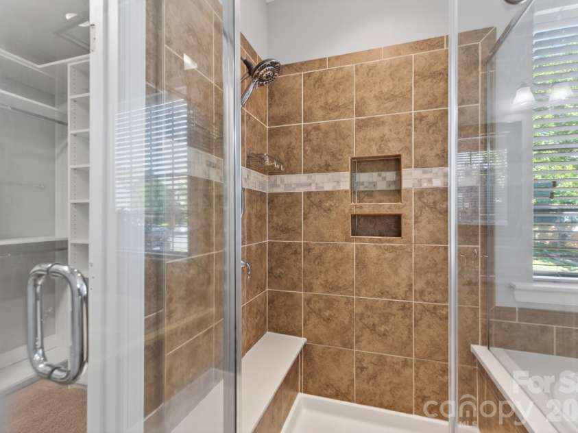 208 Helton Lane, Fort Mill, SC 29708.  MLS# CAR4368542, YatesRealty ID 18018. Primary Bathroom Shower