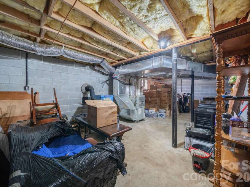 2581 Double Island Road, Burnsville, NC 28740.  MLS# CAR4320527, YatesRealty ID 18023. Basement