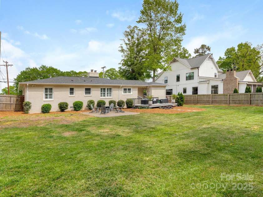 4346 Walker Road, Charlotte, NC 28211.  MLS# CAR4250204, YatesRealty ID 18023. Rear Elevation