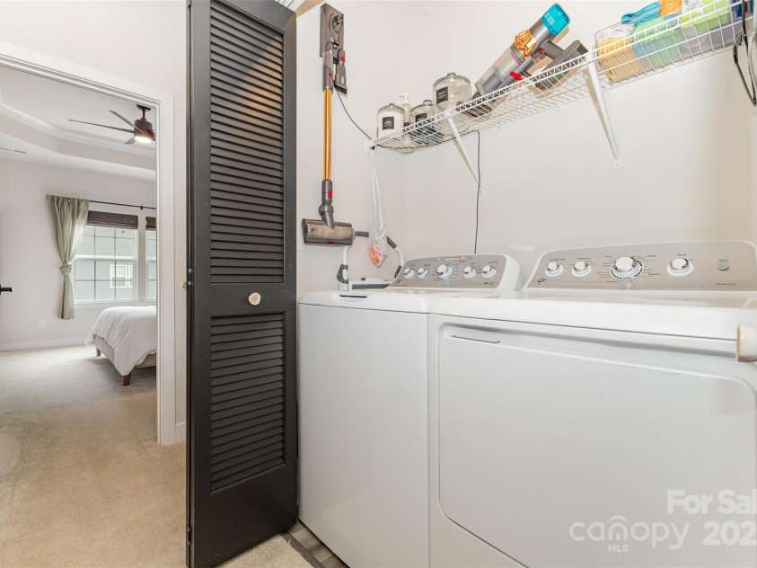 2203 Autumn Olive Lane, Stallings, NC 28104.  MLS# CAR4266791, YatesRealty ID 18025. Laundry on bedroom level