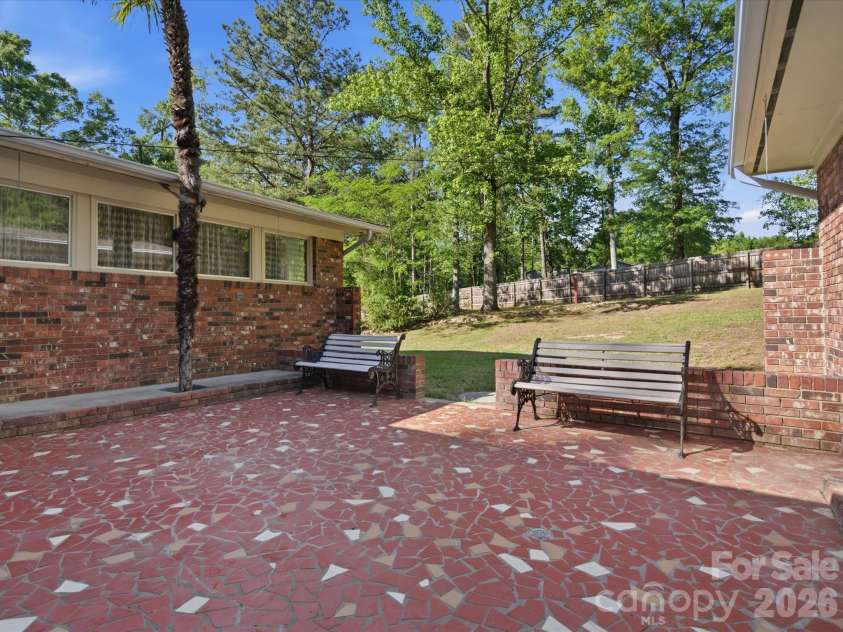 2904 Lyndell Way, Lancaster, SC 29720.  MLS# CAR4376287, YatesRealty ID 18028. Courtyard (access from dining room and primary bedroom)