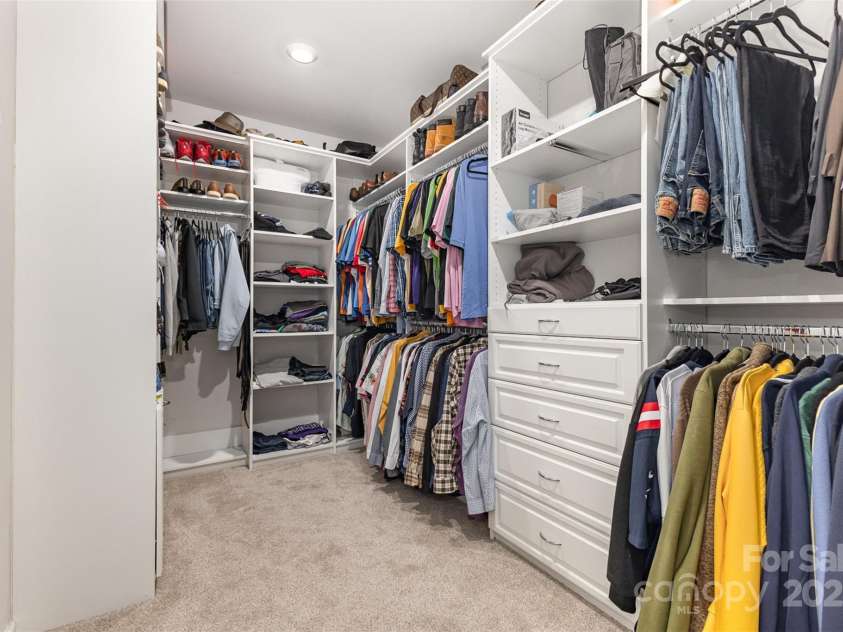 5043 Baileys Run Drive, Rock Hill, SC 29732.  MLS# CAR4261076, YatesRealty ID 18030. Primary Bedroom Closet