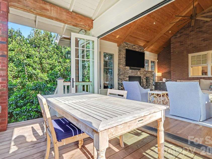 2317 Charlotte Drive, Charlotte, NC 28203.  MLS# CAR4368858, YatesRealty ID 18031. Covered Deck