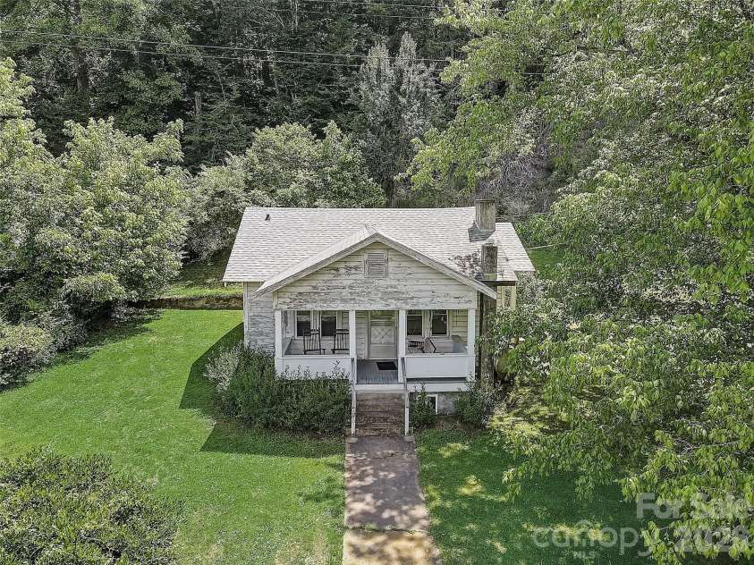 1820 Grapevine Road, Marshall, NC 28753.  MLS# CAR4359708, YatesRealty ID 18045. Front of Home
