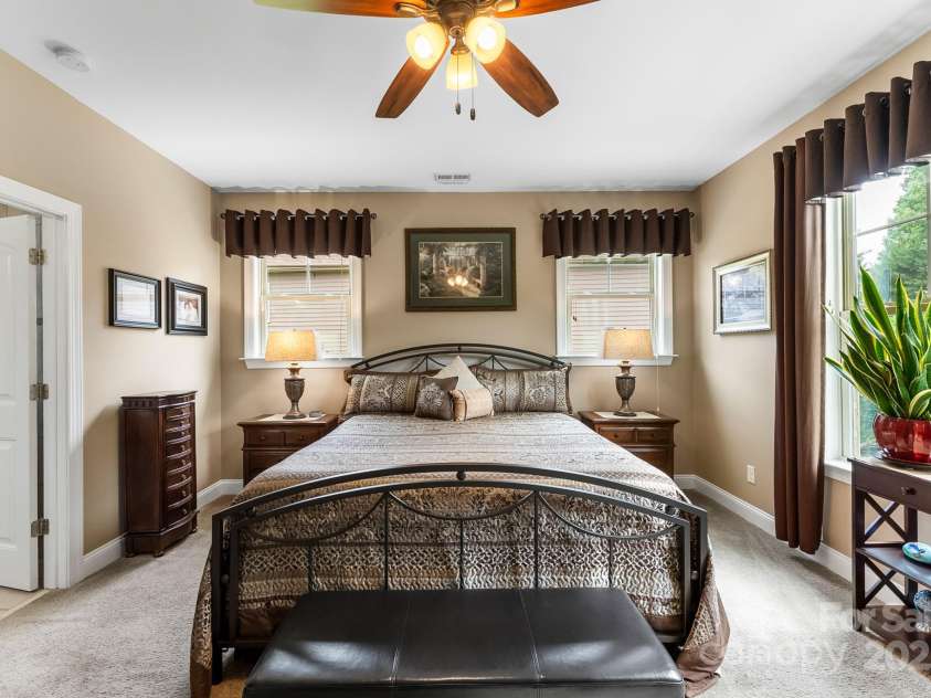 708 Ardent Trail, Belmont, NC 28012.  MLS# CAR4267036, YatesRealty ID 18047. Primary bedroom