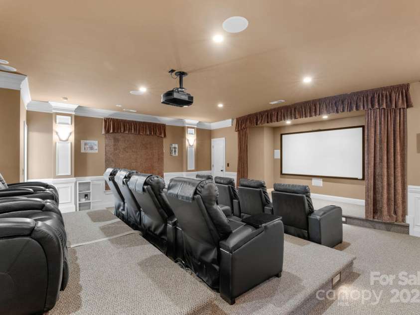 9008 Skipaway Drive, Waxhaw, NC 28173.  MLS# CAR4244086, YatesRealty ID 18063. Theater Room