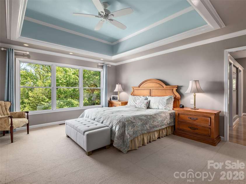126 Stonebridge Drive, Hendersonville, NC 28739.  MLS# CAR4374699, YatesRealty ID 18072. Primary Bedroom