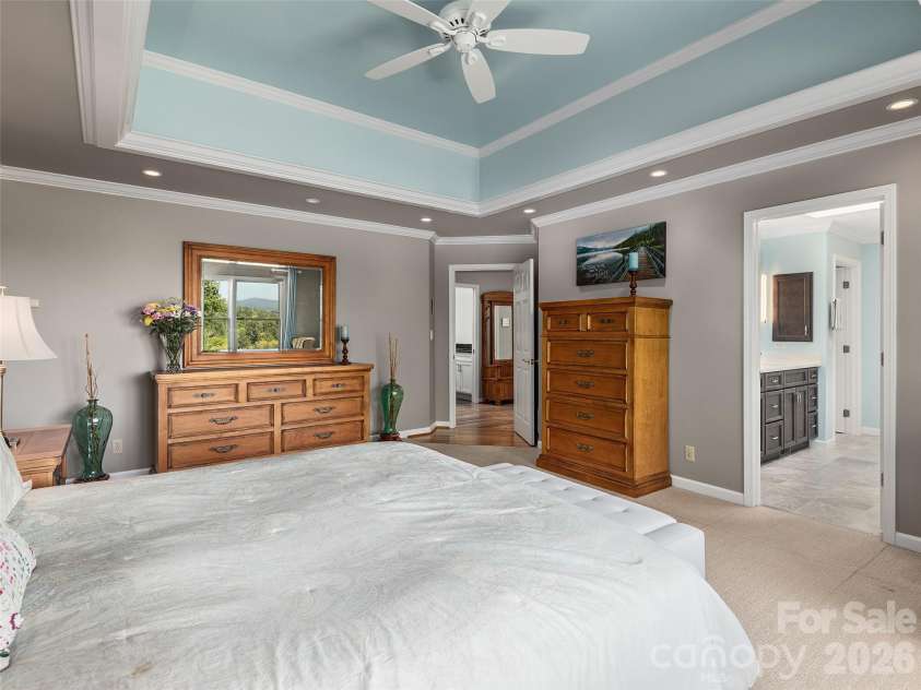 126 Stonebridge Drive, Hendersonville, NC 28739.  MLS# CAR4374699, YatesRealty ID 18072. Primary Bedroom