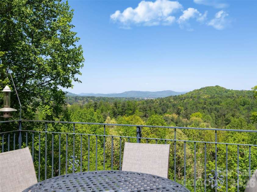 126 Stonebridge Drive, Hendersonville, NC 28739.  MLS# CAR4374699, YatesRealty ID 18072. View from the Deck