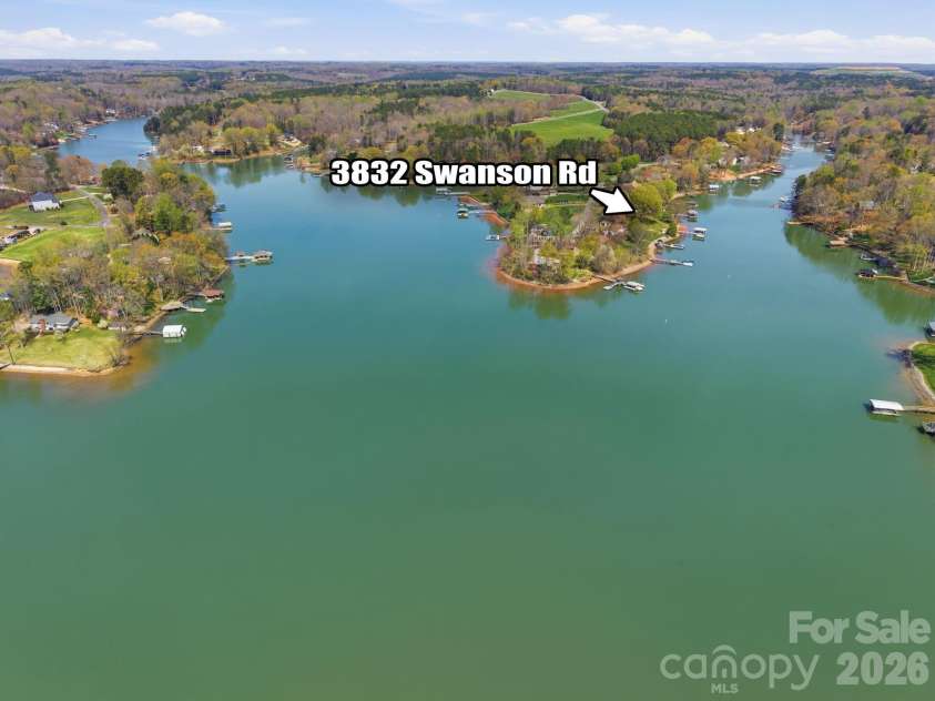 3832 Swanson Road, Sherrills Ford, NC 28673.  MLS# CAR4362462, YatesRealty ID 18073. Open Water