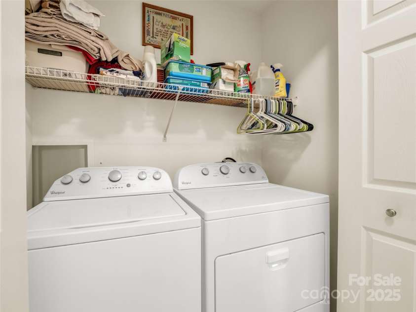 11 Wedge Court, Hendersonville, NC 28739.  MLS# CAR4260142, YatesRealty ID 18075. Laundry on Main