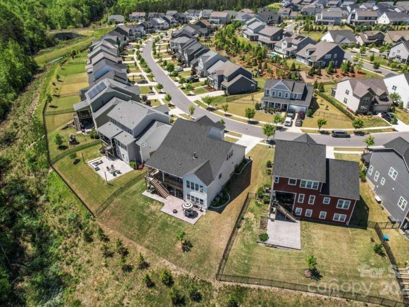 1274 Fishing Creek Road, Clover, SC 29710.  MLS# CAR4240716, YatesRealty ID 18076. Aerial view - backs to protected wetlands, not new neighbors!