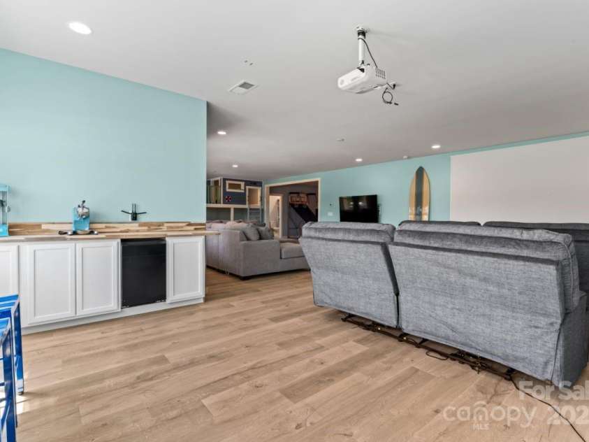 1274 Fishing Creek Road, Clover, SC 29710.  MLS# CAR4240716, YatesRealty ID 18076. Dry bar/custom cabinetry & fridge