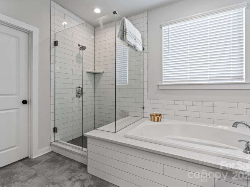 1274 Fishing Creek Road, Clover, SC 29710.  MLS# CAR4240716, YatesRealty ID 18076. Spacious shower in Master