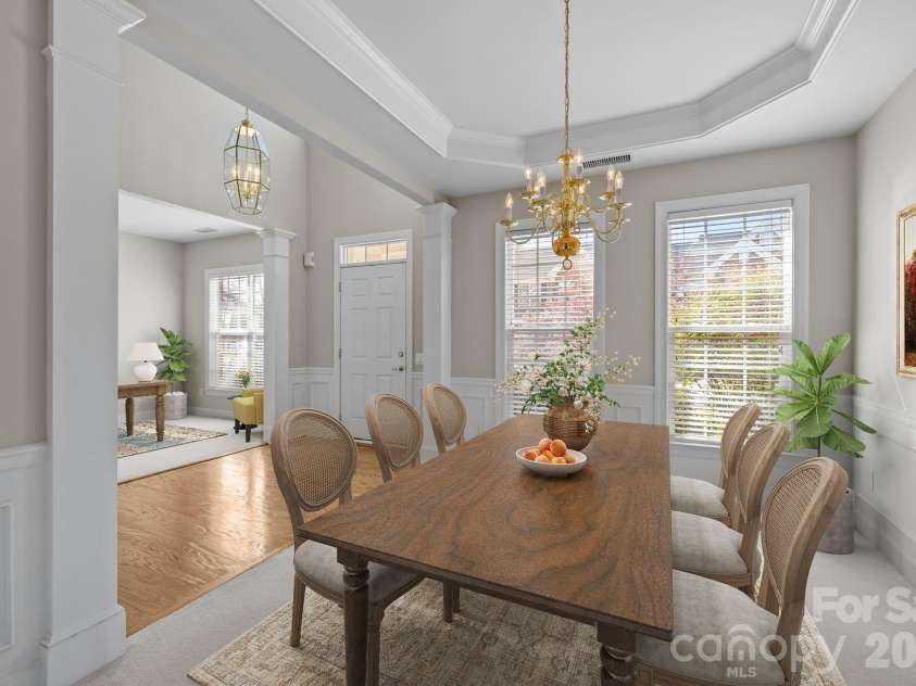 412 Eberle Way, Matthews, NC 28105.  MLS# CAR4363887, YatesRealty ID 18080. Virtually Staged