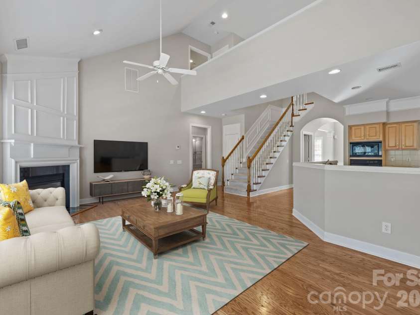 412 Eberle Way, Matthews, NC 28105.  MLS# CAR4363887, YatesRealty ID 18080. Virtually Staged 