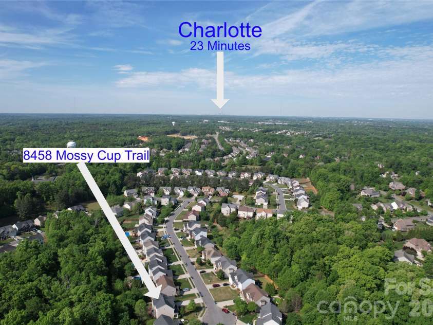 8458 Mossy Cup Trail, Harrisburg, NC 28075.  MLS# CAR4372770, YatesRealty ID 18086. 