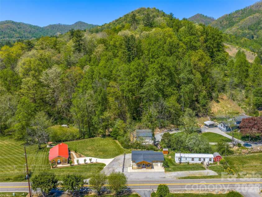5881 US 23 Highway, Mars Hill, NC 28754.  MLS# CAR4374196, YatesRealty ID 18088. Aerial
