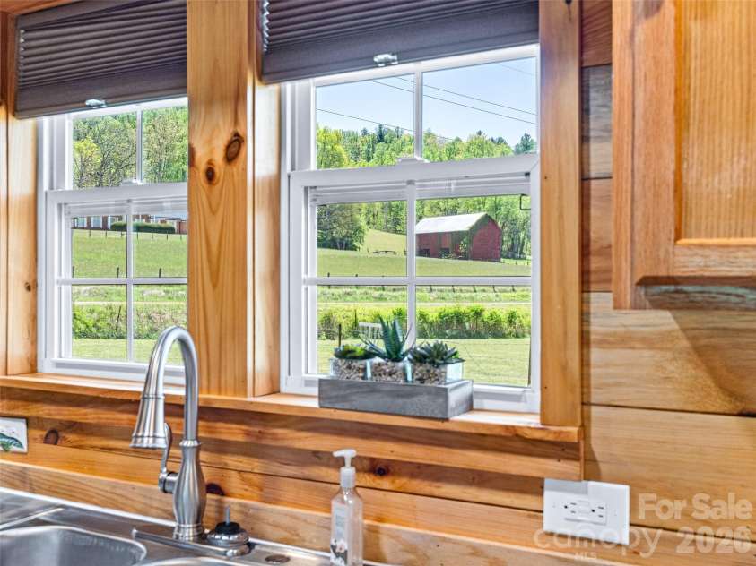 5881 US 23 Highway, Mars Hill, NC 28754.  MLS# CAR4374196, YatesRealty ID 18088. Kitchen with views