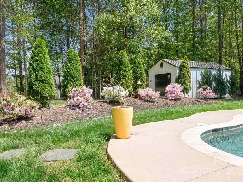 317 Marietta Road, Mooresville, NC 28117.  MLS# CAR4253368, YatesRealty ID 18093. Shed provides extra storage