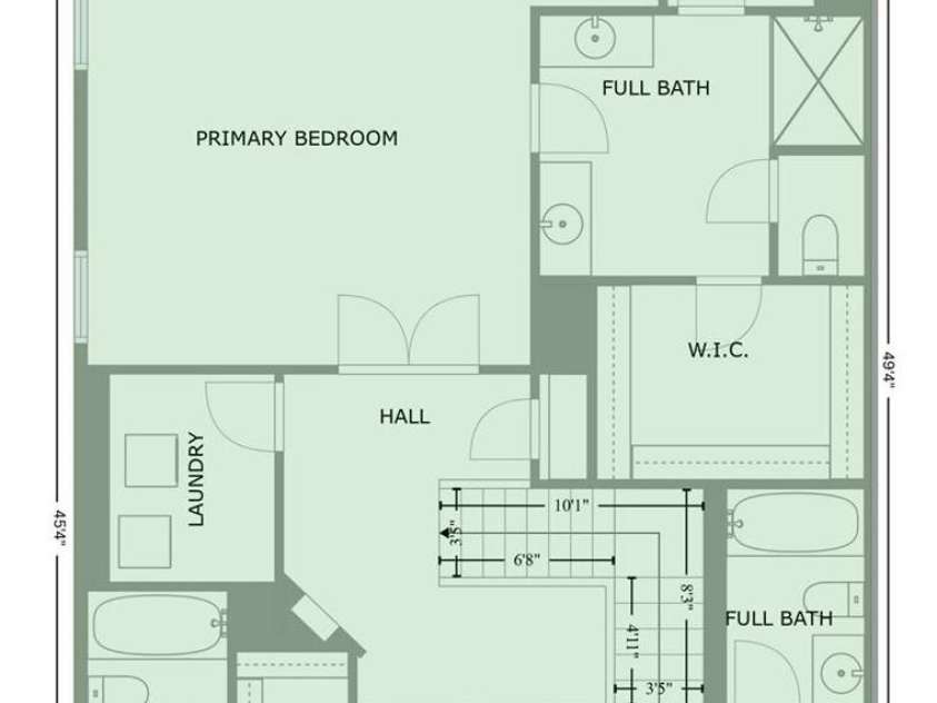 5422 Shannon Bell Lane, Charlotte, NC 28277.  MLS# CAR4253250, YatesRealty ID 18109. Upper Level