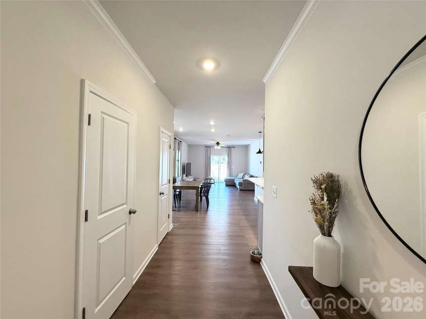 6570 Gopher Road, Lancaster, SC 29720.  MLS# CAR4343153, YatesRealty ID 18124. Coat closet and half bath at entry foyer.