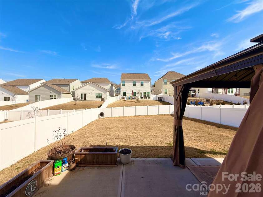 6570 Gopher Road, Lancaster, SC 29720.  MLS# CAR4343153, YatesRealty ID 18124. Large fenced in back yard.