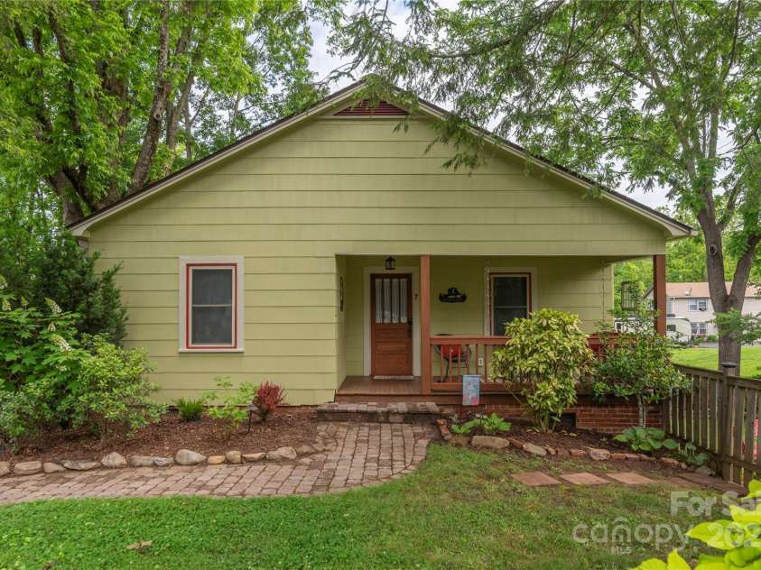 7 Grove Street, Weaverville, NC 28787.  MLS# CAR4262820, YatesRealty ID 18128. Front of Home