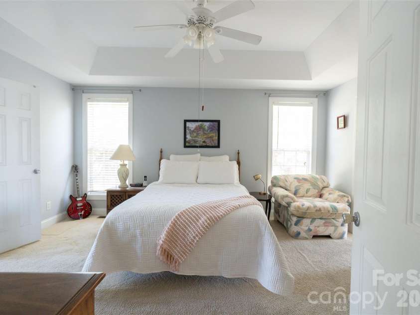 7008 Brett Drive, Monroe, NC 28110.  MLS# CAR4368447, YatesRealty ID 18129. Primary Bedroom