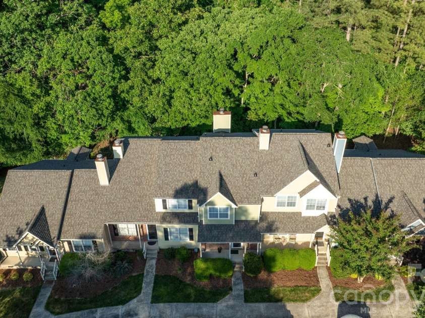 9313 Four Mile Creek Road, Charlotte, NC 28277.  MLS# CAR4366385, YatesRealty ID 18133. Aerial view