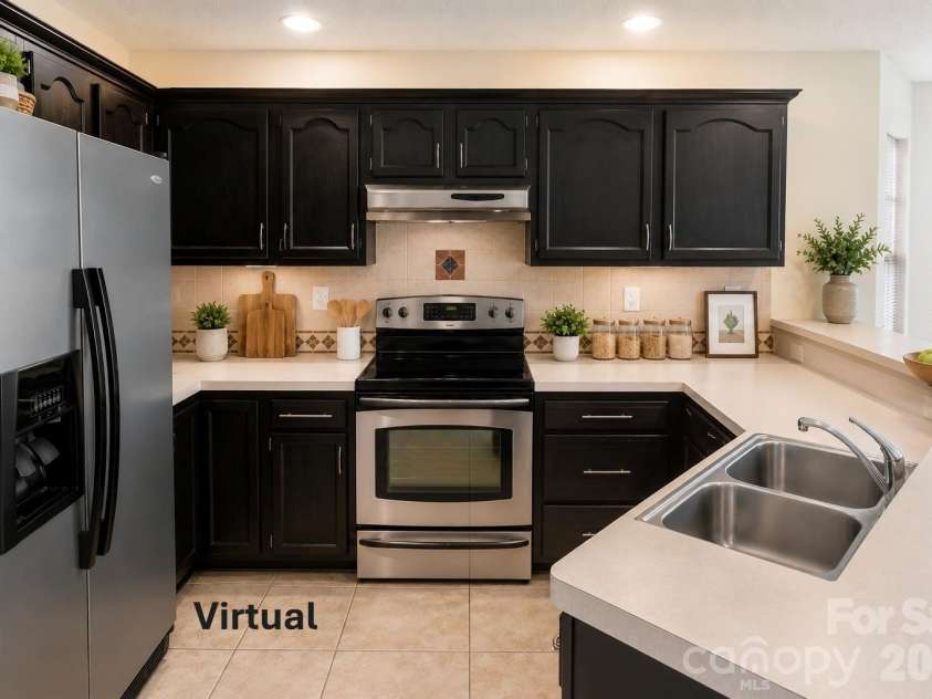 9313 Four Mile Creek Road, Charlotte, NC 28277.  MLS# CAR4366385, YatesRealty ID 18133. Kitchen virtual