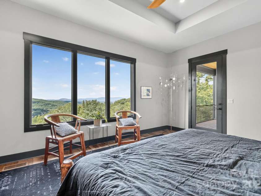 36 Northland Court, Flat Rock, NC 28731.  MLS# CAR4293031, YatesRealty ID 1814. Endless views from primary suite