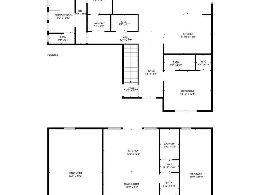 36 Northland Court, Flat Rock, NC 28731.  MLS# CAR4293031, YatesRealty ID 1814. Floor Plan