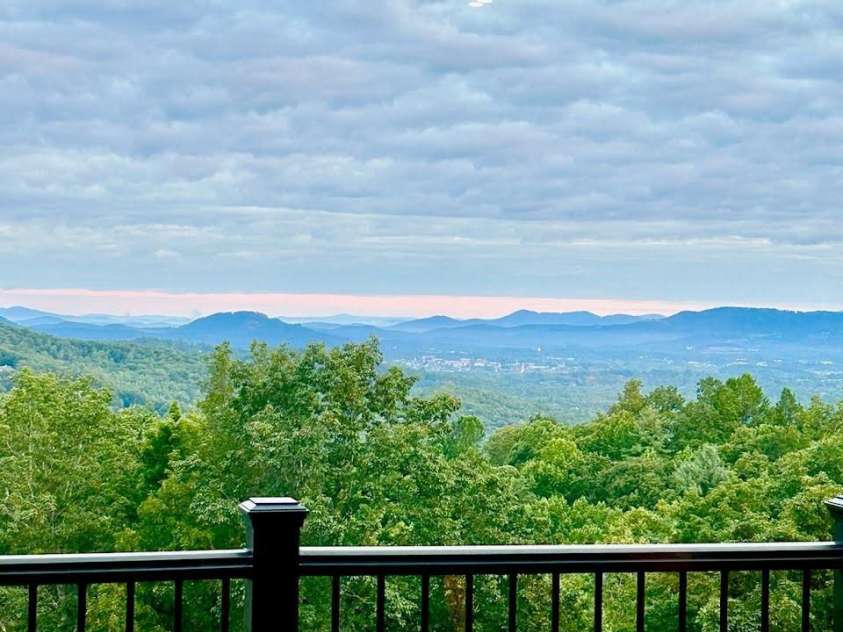 36 Northland Court, Flat Rock, NC 28731.  MLS# CAR4293031, YatesRealty ID 1814. View from main deck 