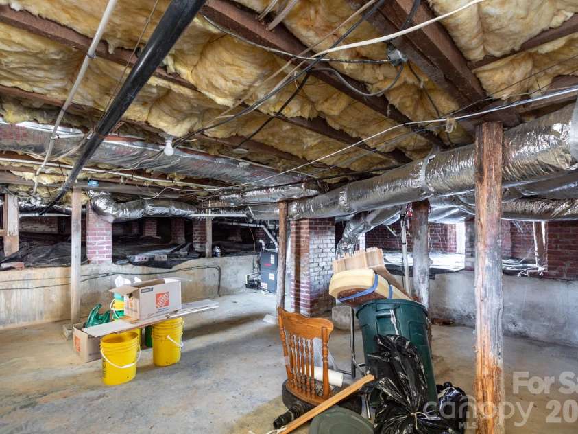 1402 Brantley Road, Kannapolis, NC 28083.  MLS# CAR4320766, YatesRealty ID 18145. Unfinished Portion of Basement