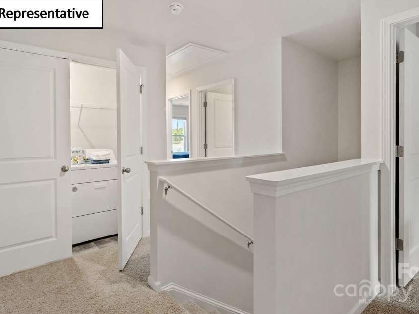 5908 Faron Way, Charlotte, NC 28262.  MLS# CAR4268511, YatesRealty ID 18158. Upstairs laundry