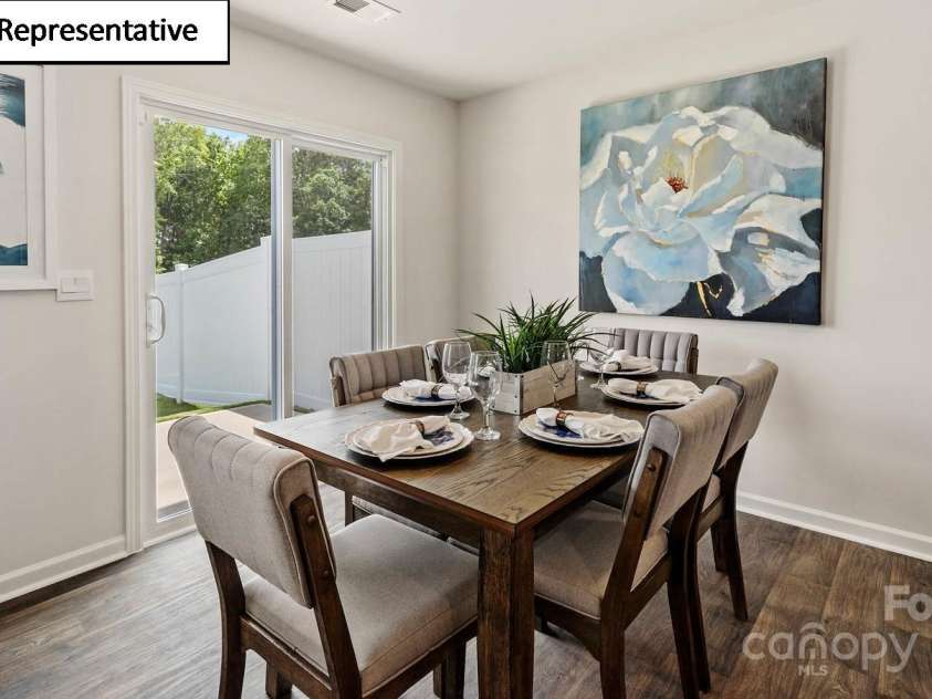 5102 Hyrule Drive, Charlotte, NC 28262.  MLS# CAR4268518, YatesRealty ID 18159. Dining area