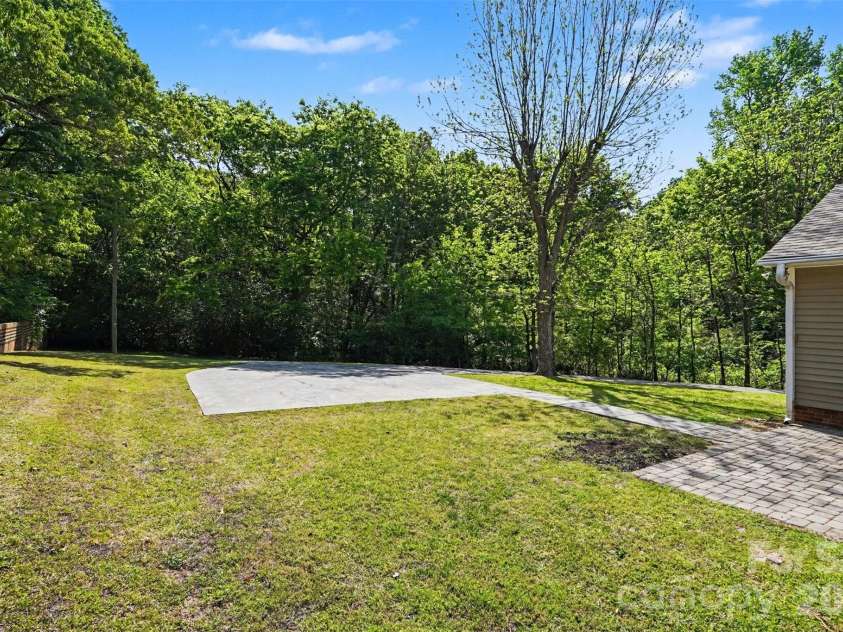 831 Maurice Street, Monroe, NC 28112.  MLS# CAR4370093, YatesRealty ID 18169. Backyard