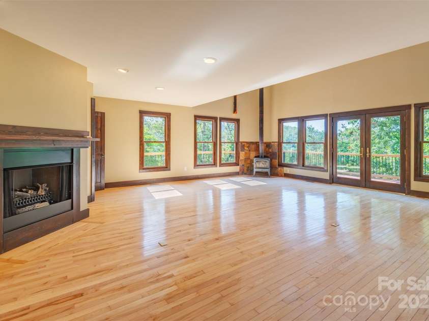 15 Mountain Tea Lane, Alexander, NC 28701.  MLS# CAR4276660, YatesRealty ID 18176. Vented Gas Fireplace