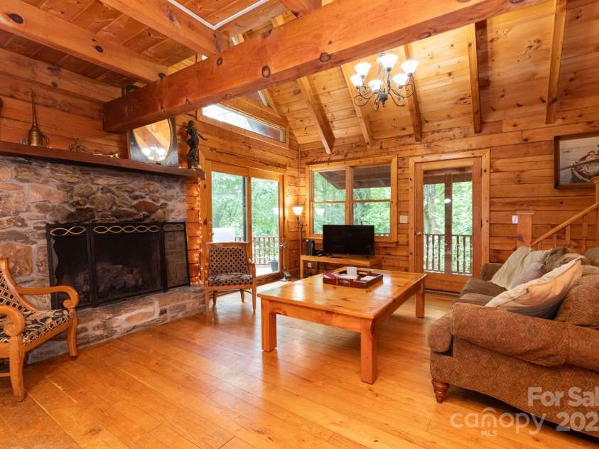 192 Granny Shepherd Road, Mars Hill, NC 28754.  MLS# CAR4285512, YatesRealty ID 18177. Imagine cozy evenings by the fire!