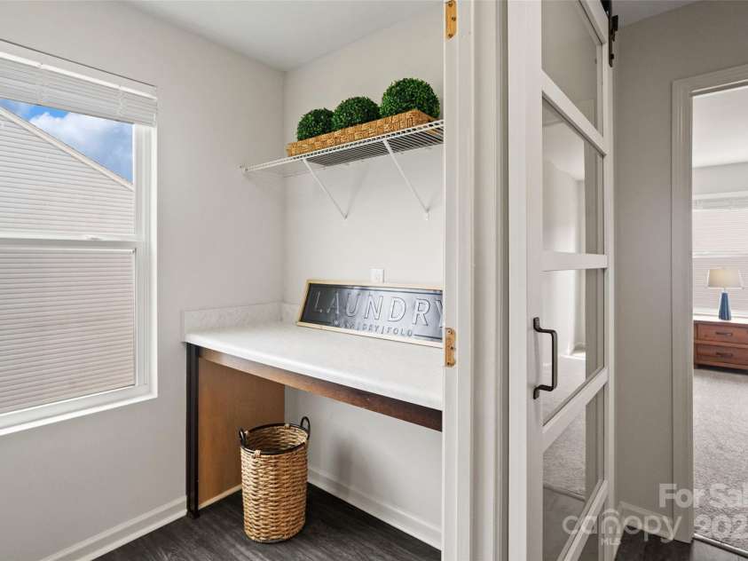3092 Riker Street, Clover, SC 29710.  MLS# CAR4261512, YatesRealty ID 18182. Cool Barn Door & Folding Table