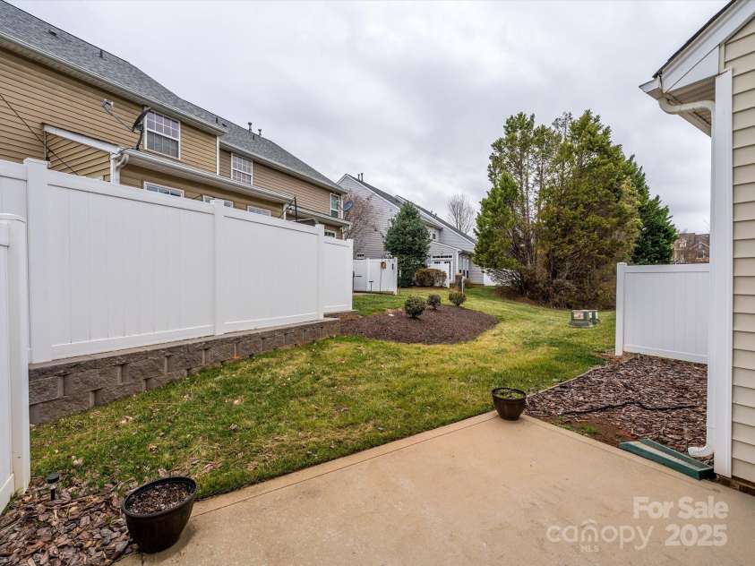 120 Snead Road, Fort Mill, SC 29715.  MLS# CAR4221912, YatesRealty ID 18190. Backyard
